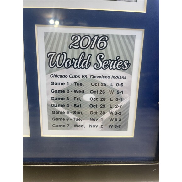 Chicago Cubs 2016 World Series Champs Celebration Collectible Framed Photo - Picture 5 of 14